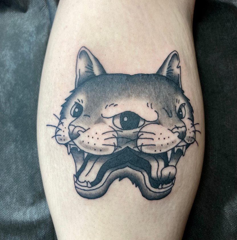 cyclops cat tattoo